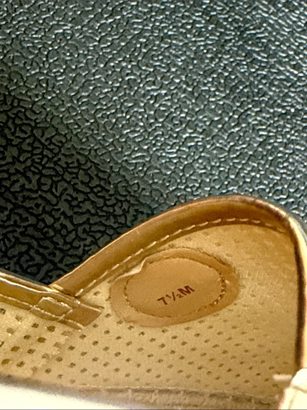 Michael Kors Rose Gold Slip-On Espadrille Flats size 7.5